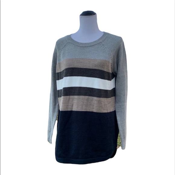 RD Style Sweaters - R D Style Colorblock Pullover Sweater Size L